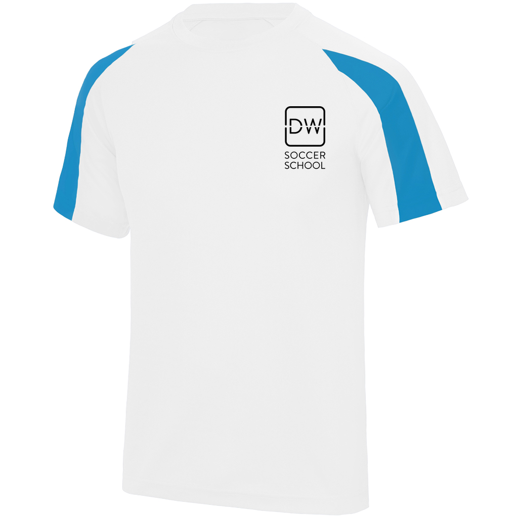 DWSS Mini School T-Shirt, white/blue