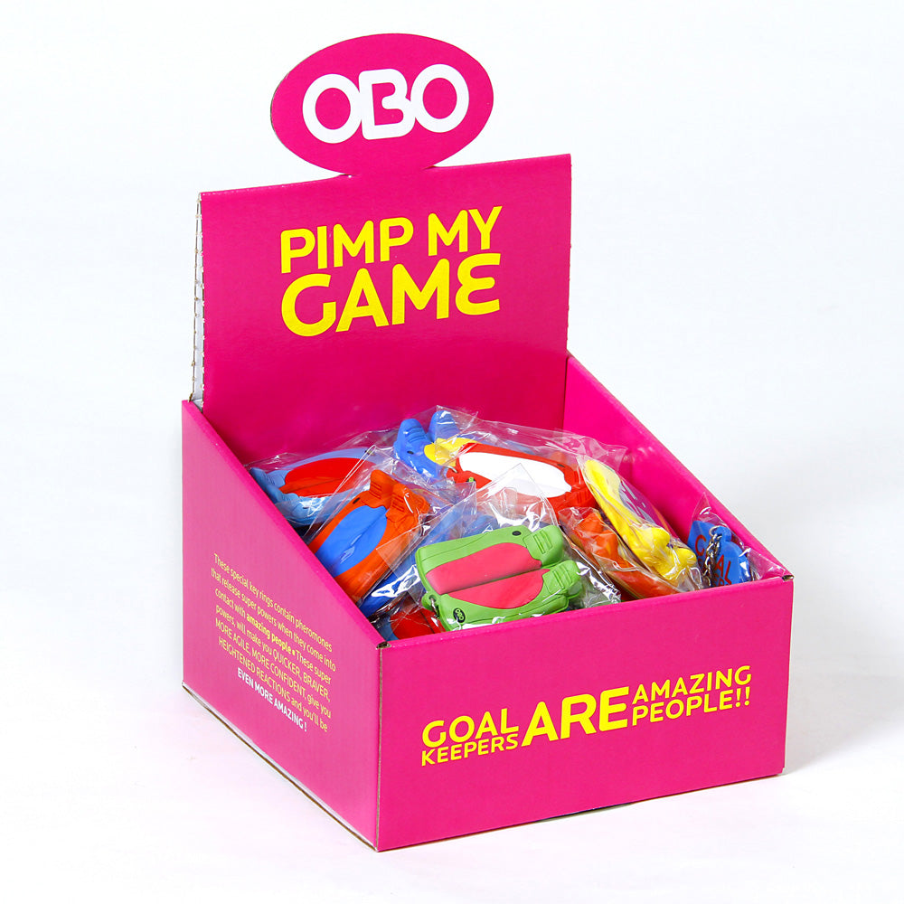 OBO Legguard Key Rings - Assorted Box of 50