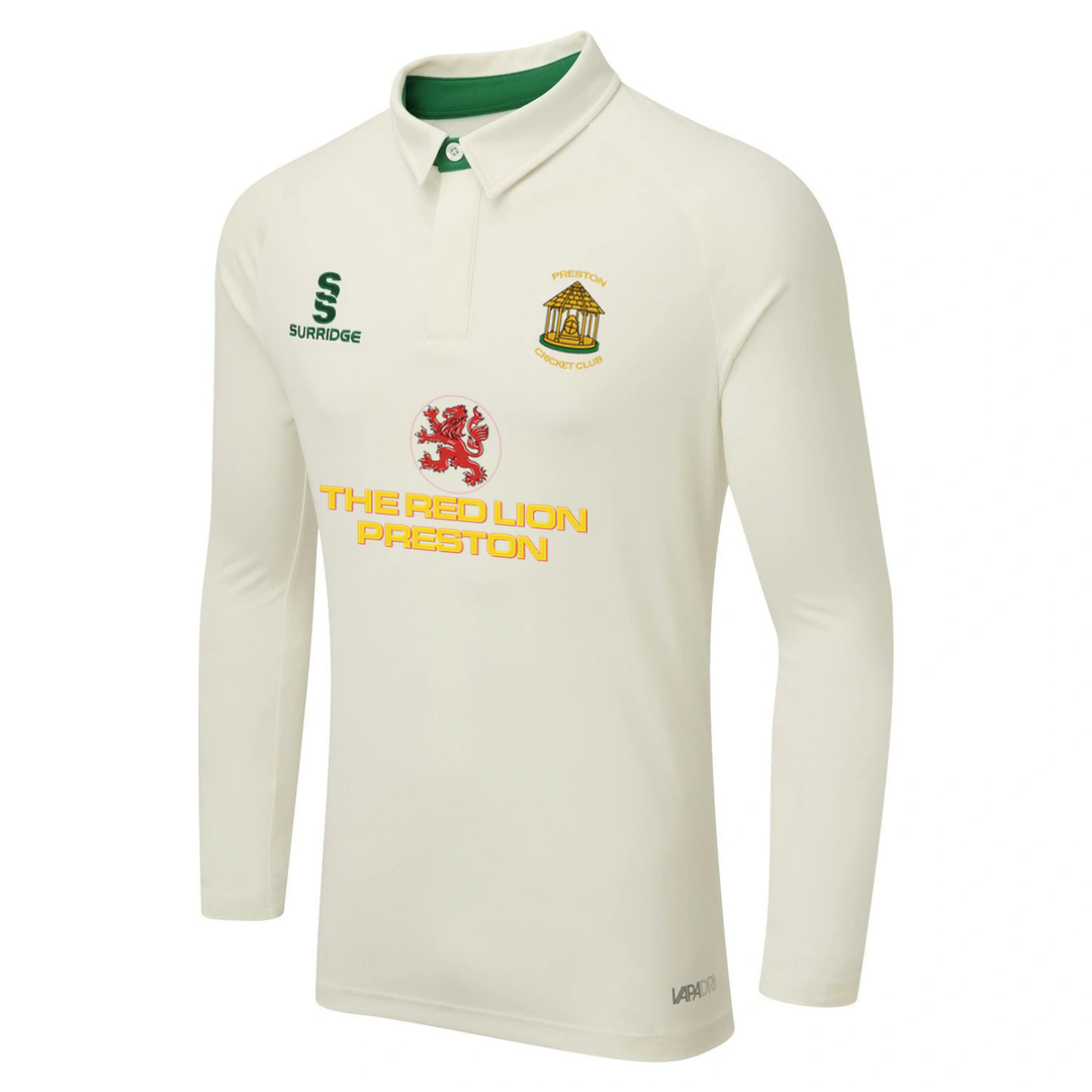 Preston CC Senior Long Sleeved Playing Shirt