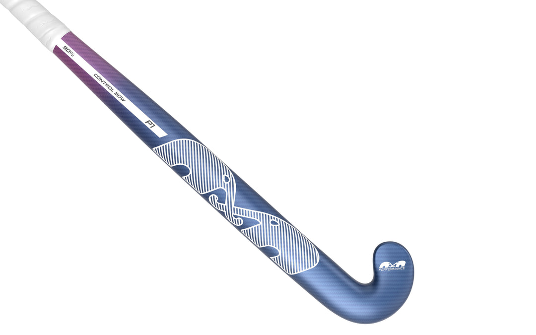 TK P1 Control Bow Blue-White Hockey Stick 2026/27