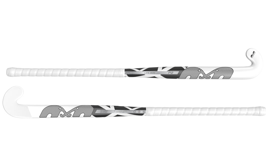TK P2 Late Bow White-Black Hockey Stick 2026/27