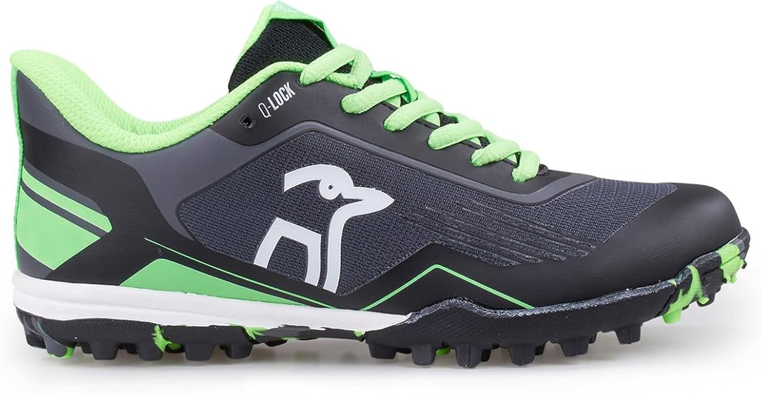 Kookaburra Orbit Junior Hockey Shoe - Black/Lime 2024/25