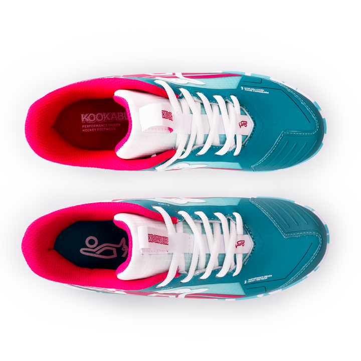 Kookaburra Orbit Junior Hockey Shoe - Mint/Pink 2025/26