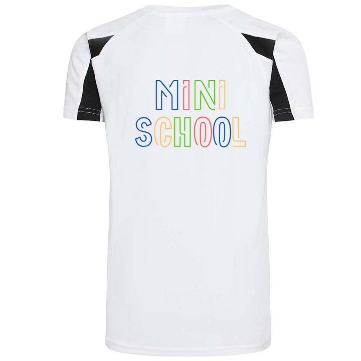 DWSS Mini School T-Shirt, white/black