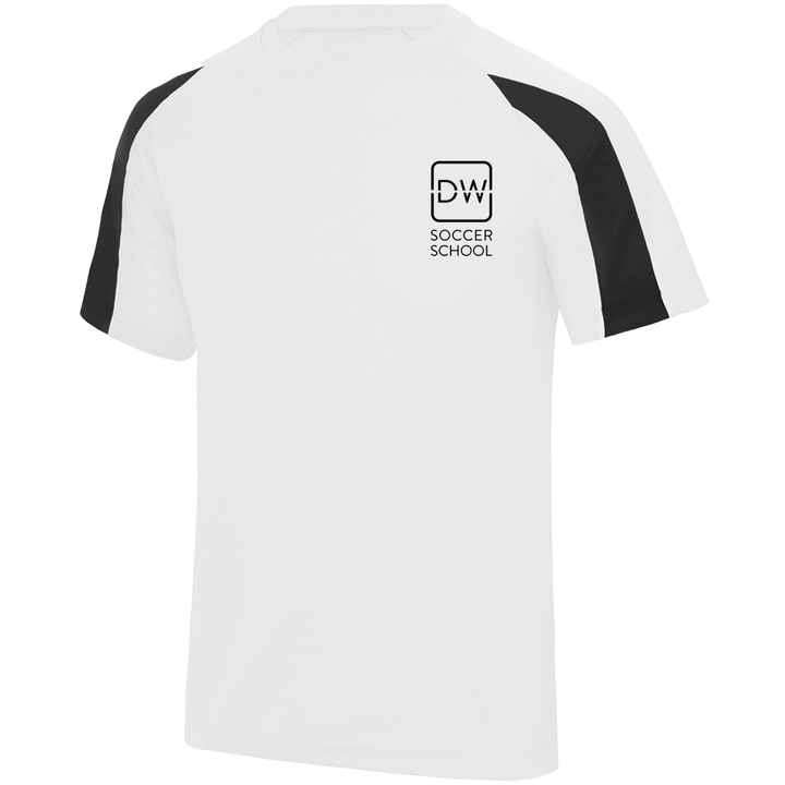 DWSS Mini School T-Shirt, white/black