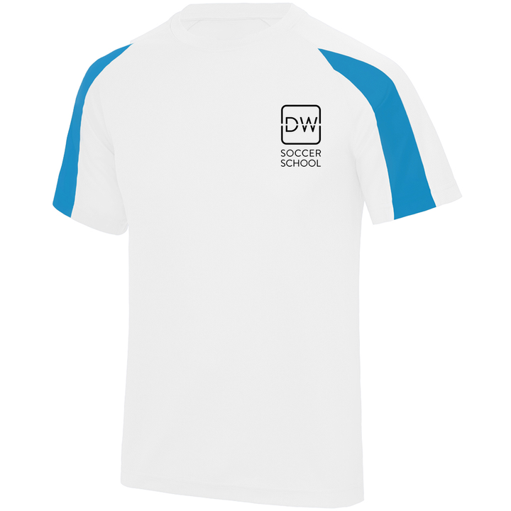 DWSS Mini School T-Shirt, white/blue
