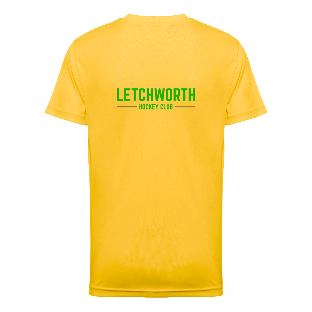 Letchworth HC Senior Unisex Training Shirt - Yellow