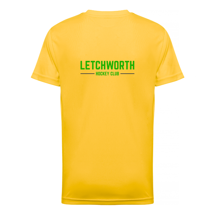 Letchworth HC Senior Unisex Training Shirt - Yellow