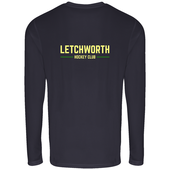 Letchworth HC Senior Unisex Long Sleeved Training Shirt - Navy