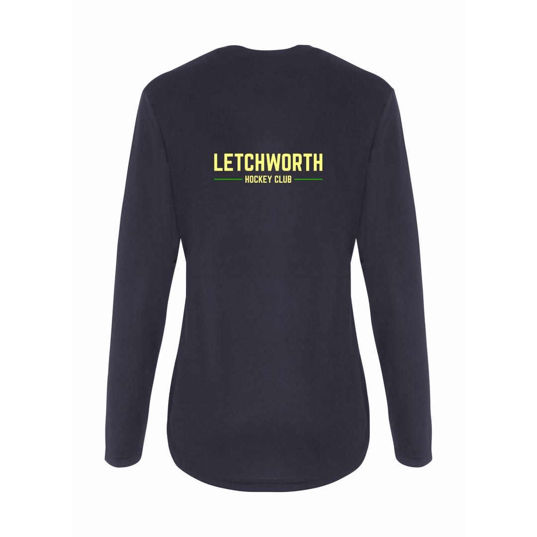 Letchworth HC Senior Female Long Sleeved Training Shirt - Navy