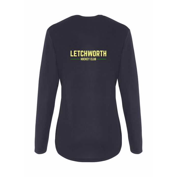 Letchworth HC Senior Female Long Sleeved Training Shirt - Navy