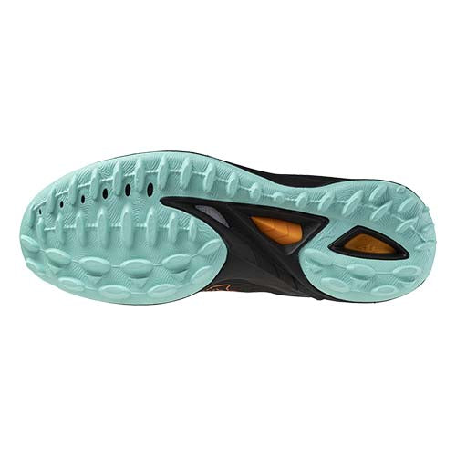 Mizuno Wave Leopardus 2025 - Black/Tangelo/Ice Green