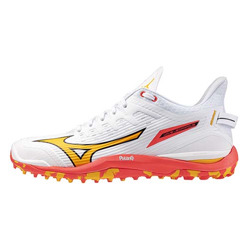 Mizuno Wave Leopardus 2025 - White/Fiery Coral 2/Citrus