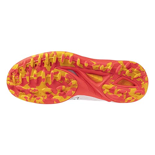 Mizuno Wave Leopardus 2025 - White/Fiery Coral 2/Citrus