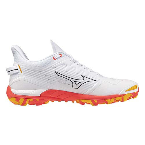 Mizuno Wave Leopardus 2025 - White/Fiery Coral 2/Citrus