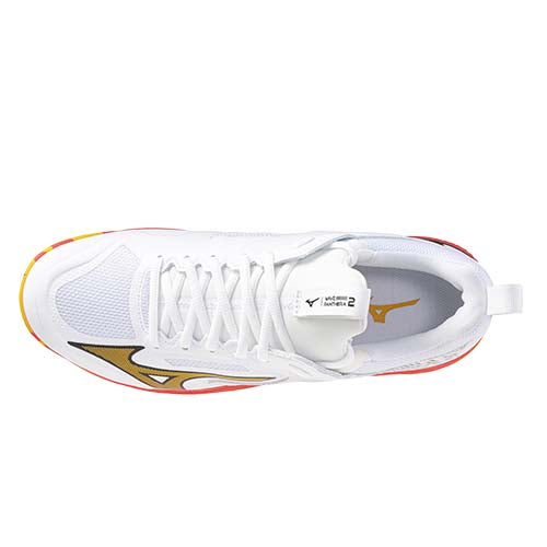 Mizuno Wave Panthera 2 2025 - White/Fiery Coral 2/Citrus
